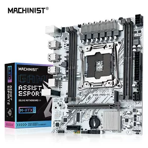 Placa madre para juegos LGA 2011-3 X99 DDR4 blanca Mobo SATA/NVME M.2 USB 2.0 SATA 2.0 - Imagen 1 de 16