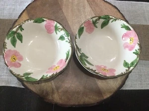 Franciscan Desert Rose Set of 2 Fruit Bowls 6”-California USA Backstamp Vintage - Picture 1 of 2