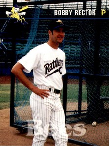 1995 Burlington Bees Team Issue #17 Bobby Rector Carpinteria California CA Card