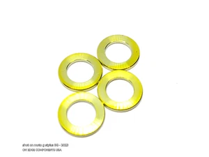 GOLD M6 Titanium Caliper Washers For Hydraulic DIsc Brakes Magura Hope Sram - Picture 1 of 1