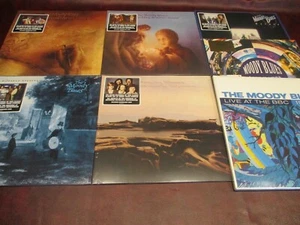 MOODY BLUES VERIFIED 180G 5 CUT AT ABBEY RD EDITIONS +BBC LIVE + COLLECTED SET - Picture 1 of 1