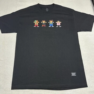 Grizzly Shirt Men’s Large Black  Griptape Rapper NineSix 96 Urban Wear Tee - Image 1 of 4