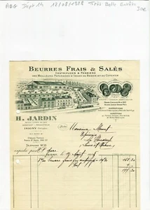 Dépt 14 - Isigny - Très Belle Entête d'une Beurrerie du 12/08/1928 A Voir !!!!!! - Picture 1 of 1