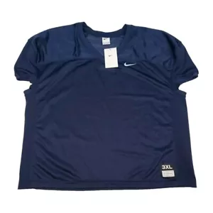 NIKE Vapor Varsity Mesh Practice Football Jersey Navy Blue Mens Size 3XL NEW - Picture 1 of 9