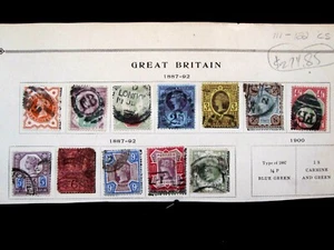 GREAT BRITAIN - SCOTT# 111-132 - CS - USED - CAT VAL $274.85 - Picture 1 of 1