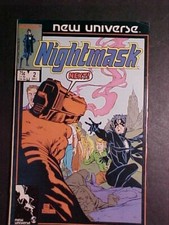 NIGHTMASK #2! NEW UNIVERSE! 1986 MARVEL COMICS