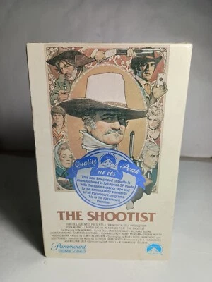 Rare HTF Sealed THE SHOOTIST (Original, 1980 Paramount) BETA Not VHS Watermarks - Image 1 of 4