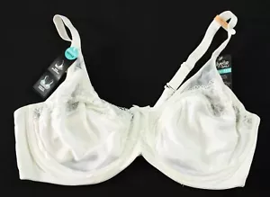 Lilyette Women's Ultimate Smoothing Minimizer Underwire Bra EJ2 Pearl Size 42DD - Picture 1 of 3