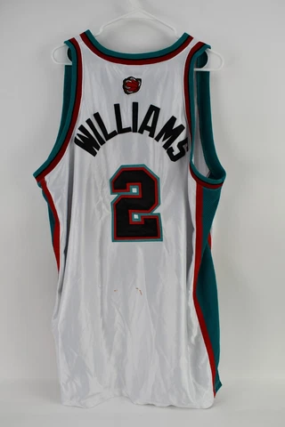 Reebok Memphis Grizzlies Mens Jason Williams #2 NBA Basketball Jersey Size 56 Cover