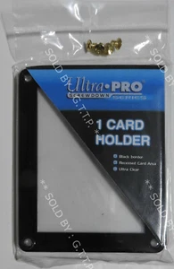 ULTRA PRO ULTRA PRO - SOPORTE ATORNILLADO MARCO NEGRO DE 1 TARJETA - (X1) - P&P GRATIS REINO UNIDO - Imagen 1 de 3
