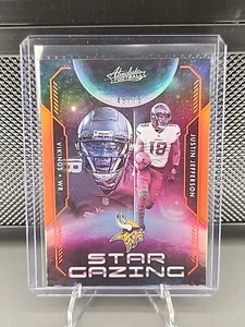 Inserto Justin Jefferson 2023 Panini Absolute Star Gazing 45/75 Vikings 🔥🔥 - Foto 1 di 3