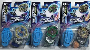 (3) Beyblade Burst Surge: Mirage Fafnir F6, Triumph Dragon D6 y Curse Devolos - Imagen 1 de 10