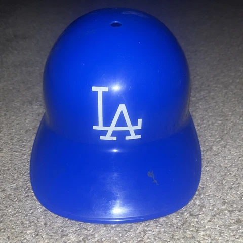 Vintage 1969 LA Dodgers Plastic Full Size Baseball Helmet Sports Products USA Cover