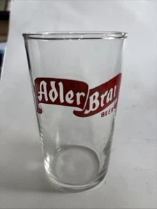 Adler Brau, George Walters Beer Glass. Appleton, Wisconsin 4.5" - Picture 1 of 6
