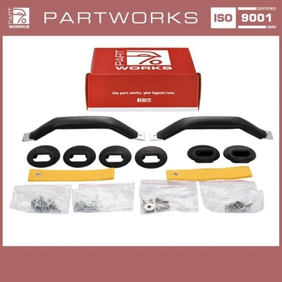 Tiradores de puerta estilo RS para PORSCHE 911 G 964 993 SET L+R NEGRO AMARILLO Foto 1 de 4