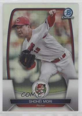 2023 Bowman NPB Nippon Professional Baseball Chrome Refractor Shohei Mori #72 - Image 1 of 2