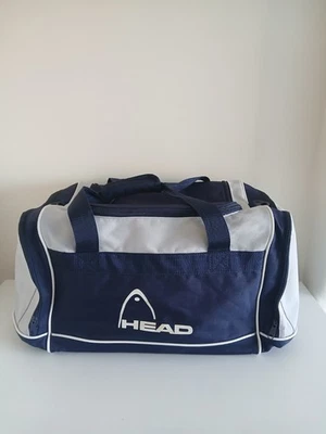 Vintage 90's Duffle Bag / Holdall Gym Travel Luggage Retro - Blue - Large  - Image 1 of 4