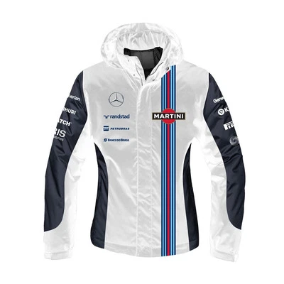 Chaqueta Williams Martini Racing Team 2 en 1 para mujer blanca/azul marino Foto 1 de 2