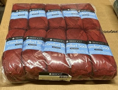 Berroco Comfort Sock 10pk Sock Weight 50% Nylon / 50% Acrylic Red (1757) - Image 1 of 4