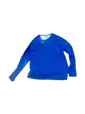 Camisa deportiva Mizuno Performance manga larga XXL azul real para mujer Foto 1 de 3