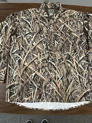 Drake Waterfowl DW2610-015-3 Ls Vented Shirt Max5 Camo Large - Image 1 of 4