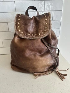 Mochila Maddison de cuero vegano marrón de lujo Urban Expressions cartera de piel para mujer - Imagen 1 de 9