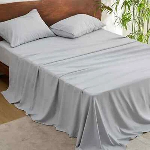 Bedsure Queen Bettwäsche Grau - Polyester & Rayon aus Bambus Kühlbett - Bild 1 von 3
