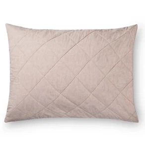 Alma by Sferra L14312 Rose/Taupe Sinna Quilted Sham Size King - Picture 1 of 3