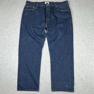 Levis Original 501 Jeans Mens 40x29 Button Fly Blue Denim Straight Leg Y2K 2009 - Picture 1 of 21