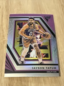 Jayson Tatum 2022-23 Flux Basketball #79 Silver Prizm-Boston Celtics-NBA 