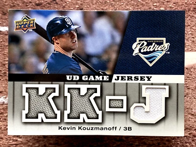 2009 Upper Deck UD Game Jersey Kevin Kouzmanoff #GJ-KK - Image 1 of 2