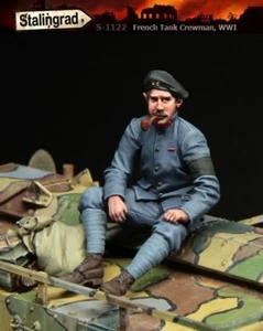 Stalingrad SL-1122 1/35 WWI French Tank Crewman - Bild 1 von 3