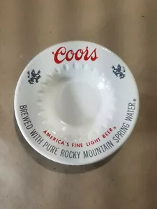 Vintage Coors Brewing Company Ashtray Collectible 6" - Picture 1 of 5