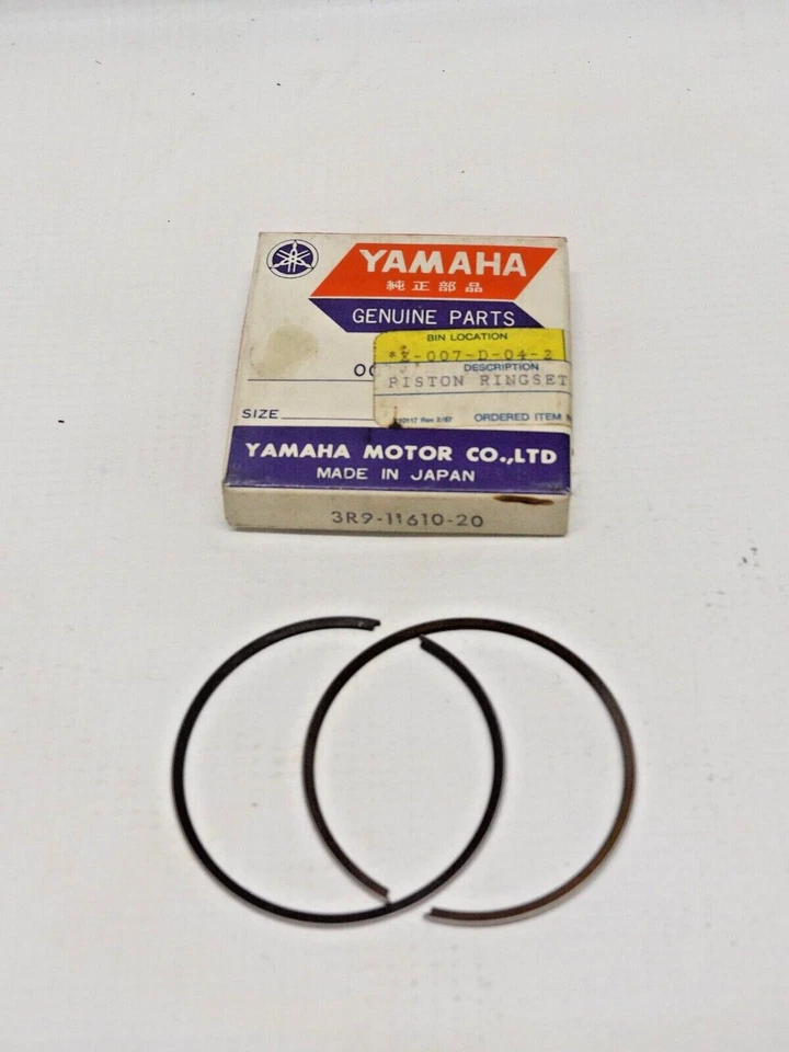 JUEGO DE ANILLOS DE PISTÓN YAMAHA 3R9-11610-20-00 .50MM OS IT125 NOS Foto 1 de 1