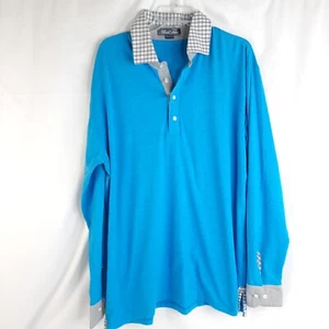 Alial Fital Men's Shirt Size XXL Light Blue Long Sleeve Made in the USA - Picture 1 of 11