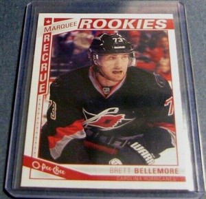2013/14 BRETT BELLEMORE O-Pee-Chee MARQUEE ROOKIES  #518