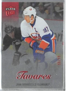 2013-14 Fleer Showcase Ultra Rojo Medallón #16 John Tavares/99 - Imagen 1 de 2