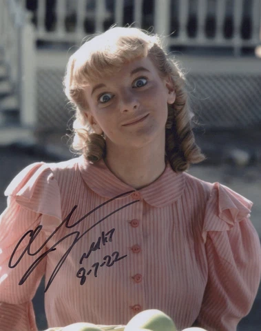Little House on the Prairie photo signed by actress Alison Arngrim as Nellie Cover