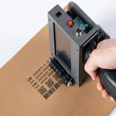 Tintenstrahldrucker 600DPI Inkjet Drucker Barcode LOGO QR Code Datum Handdrucker - Bild 1 von 4