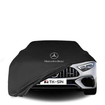 MERCEDES BENZ SL R232 Custom Fit İndoor Car Cover W/logo Red Black Gray Blue - Image 1 of 4