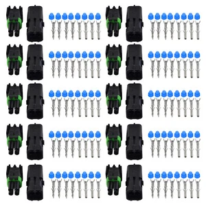 Weather Pack 4 Pin Sealed Connector Kit 10 Complete Kits - Picture 1 of 7