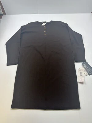 NWT Liz Claiborne Knit Dress Womens Large Brown Long Sleeve Wool Blend - Image 1 of 4