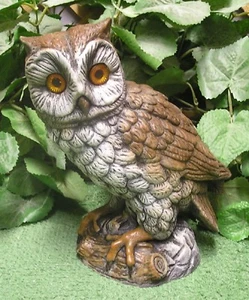 Molde de producción de fibra de vidrio de látex de búho moteado orientado a la izquierda 1232 hormigón - Imagen 1 de 2