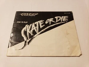Skate or Die (Nintendo Entertainment System, 1988) NES Authentic Manual Instruct - Picture 1 of 2