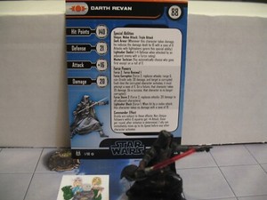 =Star Wars Miniatures FORCE UNLEASHED Darth Revan 1/60 with card =