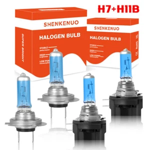 Combo bombillas halógenas de haz alto bajo para HYUNDAI AZERA 2007-2010 4X H7 H11B - Imagen 1 de 11