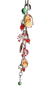 Pulsera Retro Papá Noel Joyería de Moda 8" con Bolas y Cuentas - Imagen 1 de 3