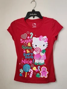 Sanrio Hello Kitty Red Sugar Spice Everything Nice Sweets Candy Glittery XL Y2K - Picture 1 of 7