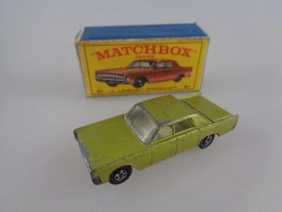Lesney Matchbox Superfast 31 Lincoln Continental mit Repro Box (7878) - Bild 1 von 4