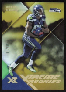 2017 Panini XR Xtreme Rookies Gold #XR-AD Amara Darboh /10 Seattle Seahawks - Picture 1 of 2
